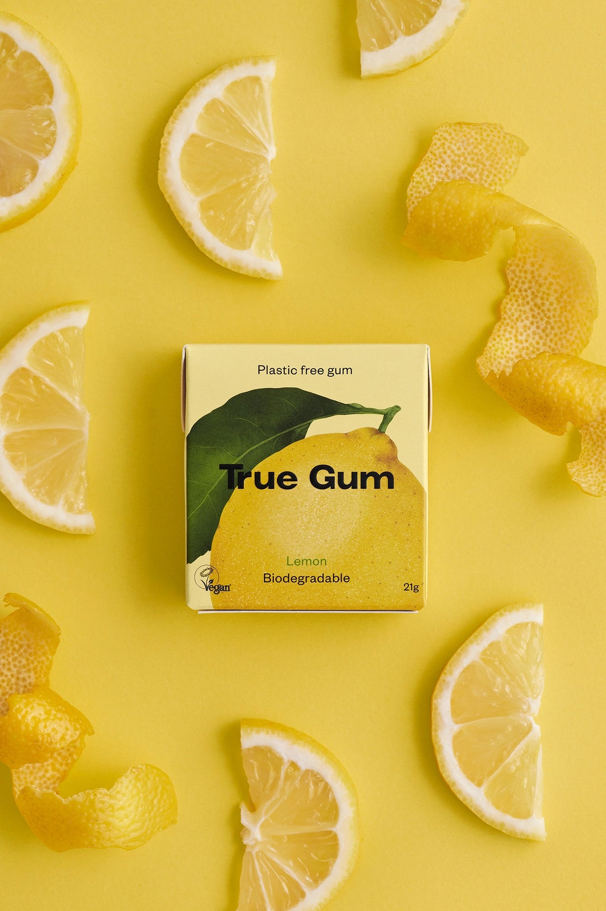Plastikfreier Kaugummi TRUE GUM (Zitrone)