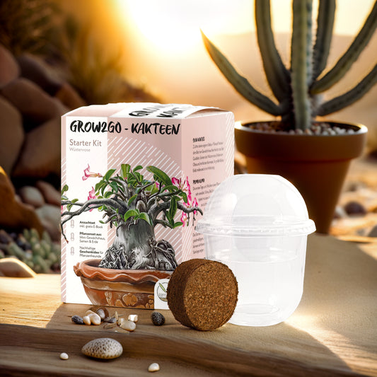 GROW2GO Kakteen Starter Kit Anzuchtset