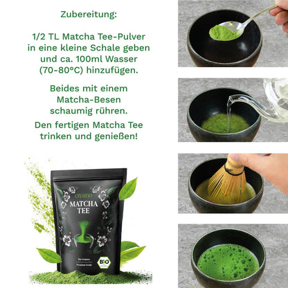 Creano Bio Matcha Tee 100g - Premium Qualität