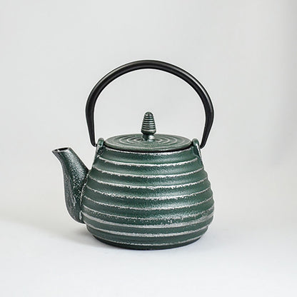 Classic Teekanne aus Gusseisen, 0.8l grünsilber